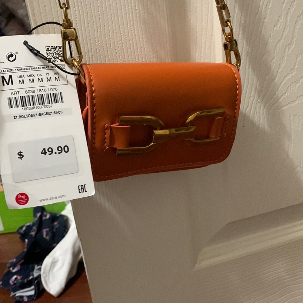 Burnt Orange mini purse
